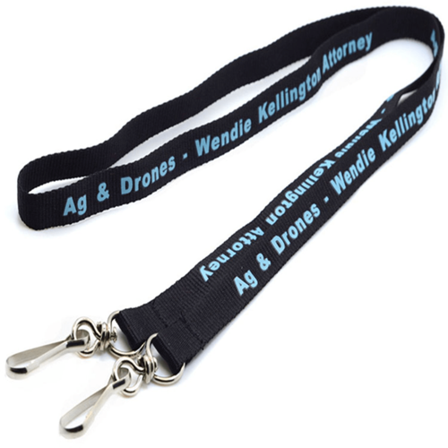 1/2" Custom Dual-Ended Polyester Lanyard