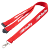 3/4" Custom Polyester Lanyard w/ Safety Breakaway 3/4" Custom Polyester Lanyard w/ Safety Breakaway