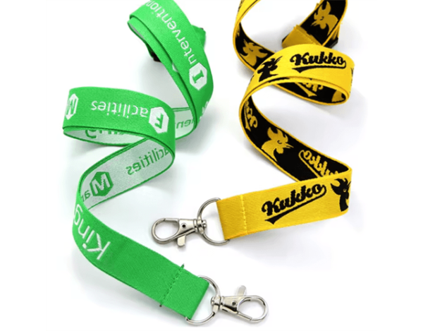 5/8" Custom Logo Woven Lanyard W/ Buckle Release