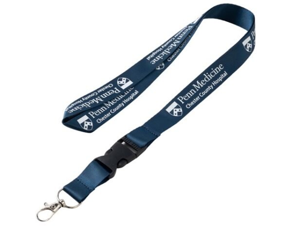 Custom Printed 3/4" Buckle Release Nylon Lanyard