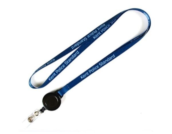 1/2 inch Dye Sublimation Lanyards w/ Retractable Reel Combo