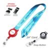 3/4" Nylon Custom Lanyard w/ Retractable Badge Reel