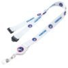 3/4" Custom Printed Sublimation Lanyard Badge Reel Combo W/ Safety Breakaway