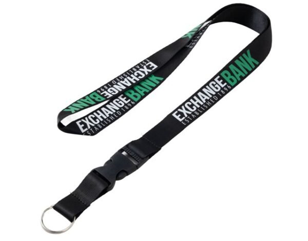 Custom Printed 3/4" Buckle Release Nylon Lanyard