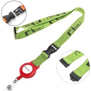 3/4" Polyester Lanyard Badge Reel Combo w/ Safety Breakaway & Buckle Release 3/4" Polyester Lanyard Badge Reel Combo w/ Safety Breakaway & Buckle Release