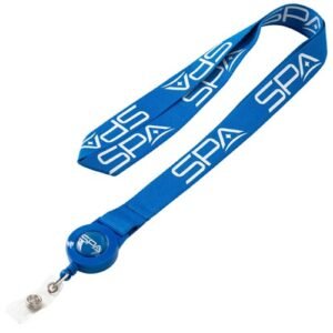 3/4" Polyester Lanyard with Retractable Reel Combo 3/4" Polyester Lanyard with Retractable Reel Combo
