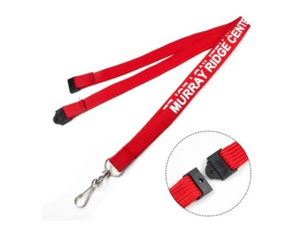 Custom 5/8" Tube Lanyards with Safety Breakaway