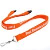 Custom 1/2" Tube Lanyards with Safety Breakaway