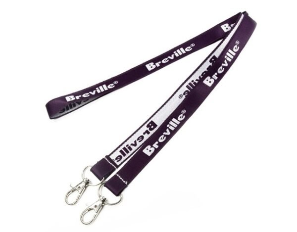 1/2" Custom Double Ended Woven Lanyard 1/2" Custom Double Ended Woven Lanyard