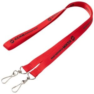 5/8" Custom Double Ended Polyester Lanyard 5/8" Custom Double Ended Polyester Lanyard