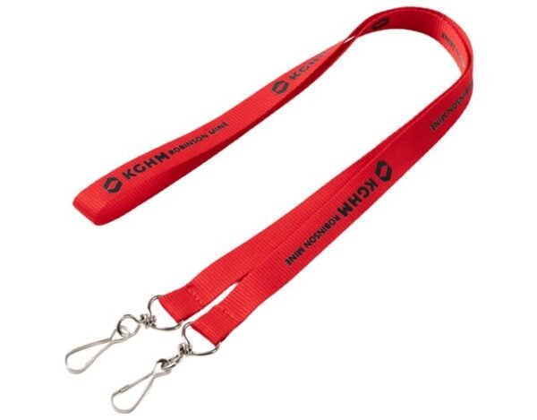 5/8" Custom Double Ended Polyester Lanyard 5/8" Custom Double Ended Polyester Lanyard