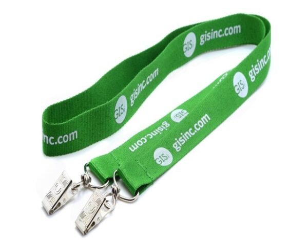 3/4" Custom Print Double Ended Polyester Lanyard