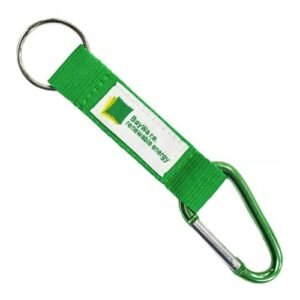 3/4" Pocket Carabiner Woven Tag Lanyards w/ Keyring 3/4" Pocket Carabiner Woven Tag Lanyards w/ Keyring