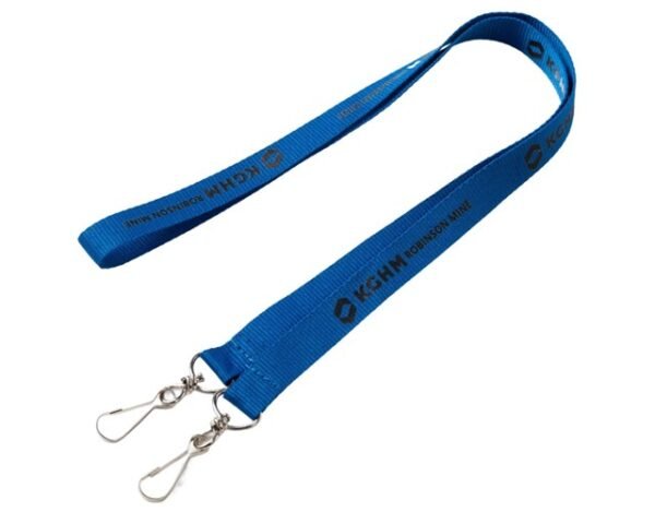 5/8" Custom Double Ended Polyester Lanyard 5/8" Custom Double Ended Polyester Lanyard