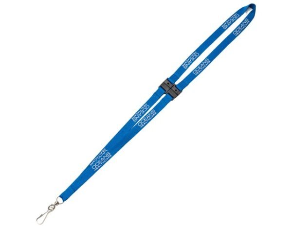 1/2" Custom Print Polyester Lanyard w/ Safety Breakaway