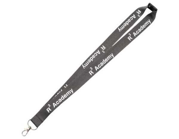 1" Polyester Lanyard w/ Safety Breakaway