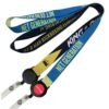 5/8" Custom Dye Sublimation Lanyards W/ Retractable Reel Combo 5/8" Custom Dye Sublimation Lanyards W/ Retractable Reel Combo