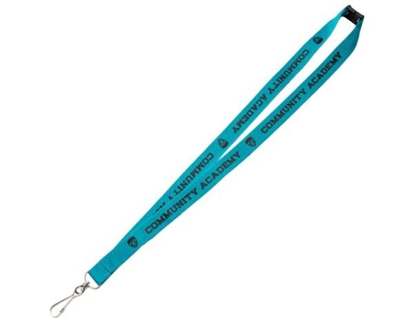 3/4" Custom Polyester Lanyard w/ Safety Breakaway