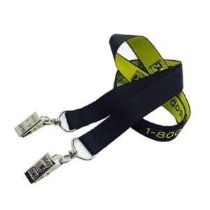 1/2" Custom Double Ended Woven Lanyard 1/2" Custom Double Ended Woven Lanyard