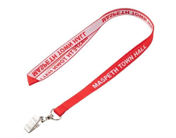1/2" Custom Imprint Woven Lanyard