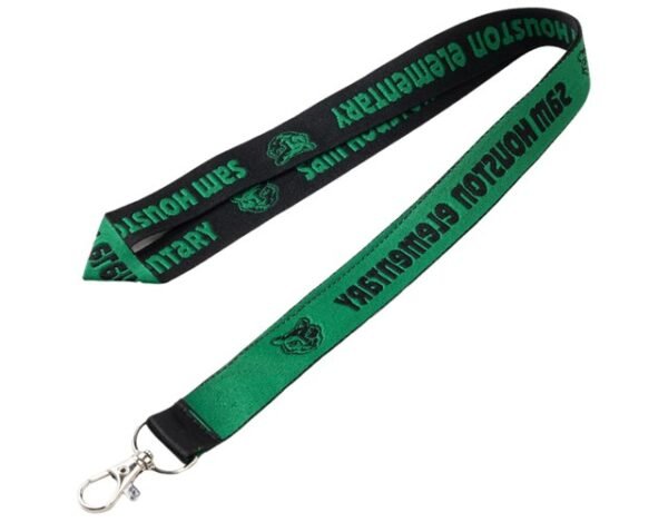 Custom Logo Woven Lanyard 3/4" Custom Logo Woven Lanyard
