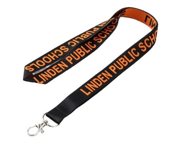 Custom Logo Woven Lanyard 3/4" Custom Logo Woven Lanyard