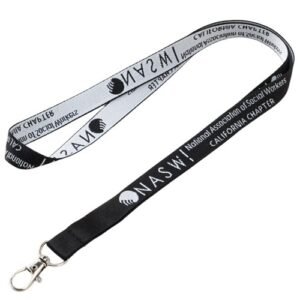 5/8" Custom Logo Woven Lanyard 5/8" Custom Logo Woven Lanyard