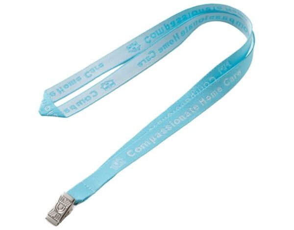 5/8" Custom Logo Woven Lanyard