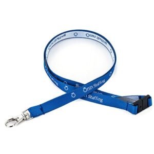 1/2" Custom Logo Woven Lanyard w/ Safety Breakaway 1/2" Custom Logo Woven Lanyard w/ Safety Breakaway