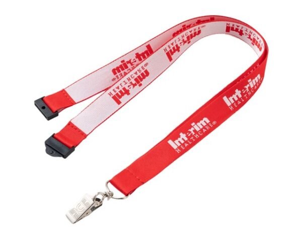 3/4" Custom Woven Lanyard w/ Safety Breakaway