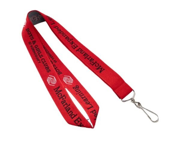 1" Custome Logo Woven Lanyard